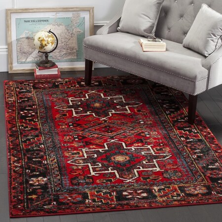 Safavieh 10 ft.-6 in. x 14 ft. Vintage Hamadan Power Loomed Large Rectangle Area Rug Red & Multi VTH211A-10